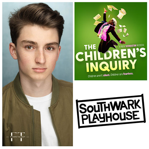 Vinicio in The Children's Enquiry at Southwark Playhouse Vinicio in The Children's Enquiry at Southwark Playhouse
